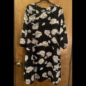 Black & White Anthropologie Dress